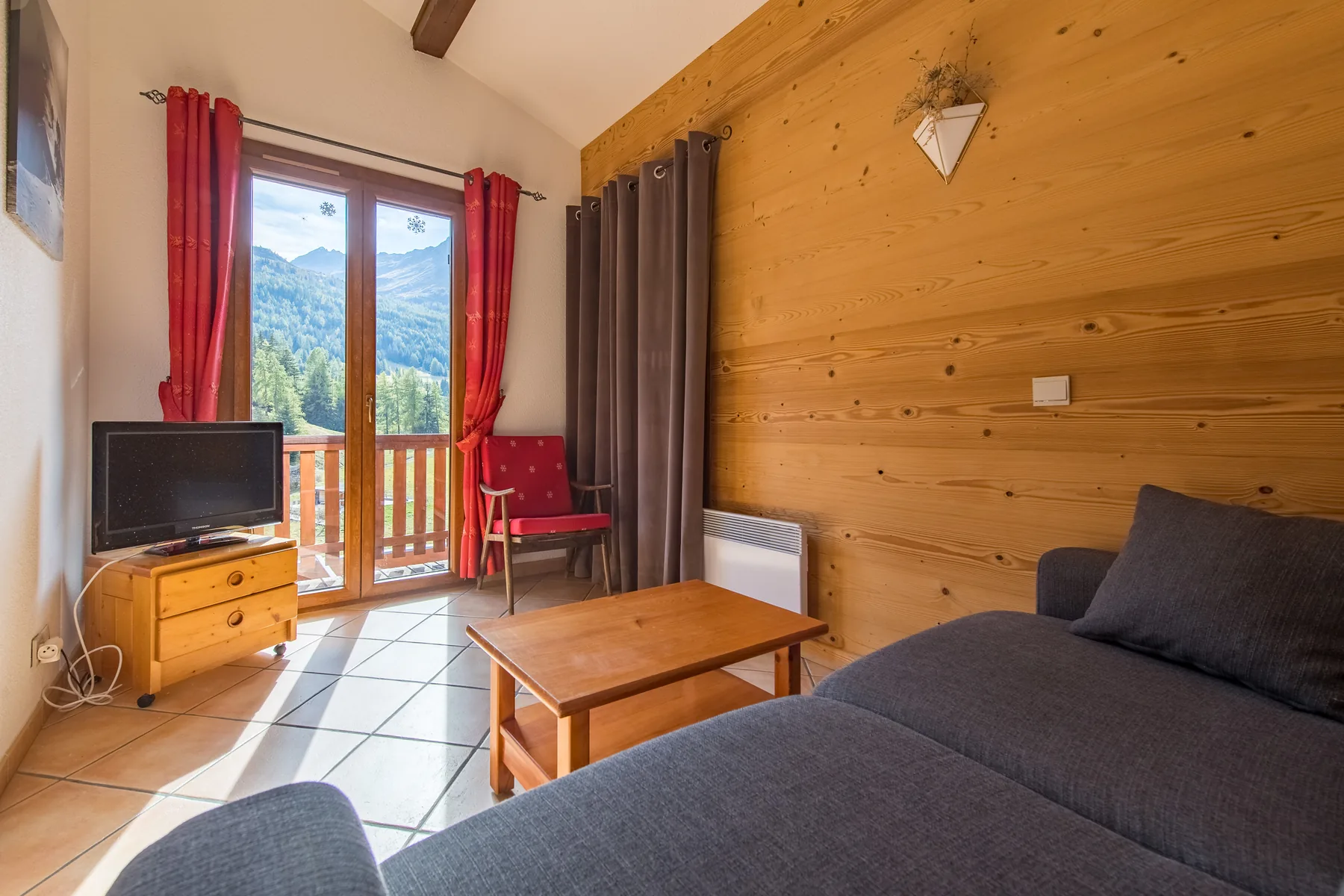 Salon de l'appartement Loft à Val Cenis