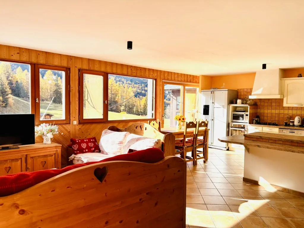 Pièce principale de l'appartement Panorama à Val Cenis